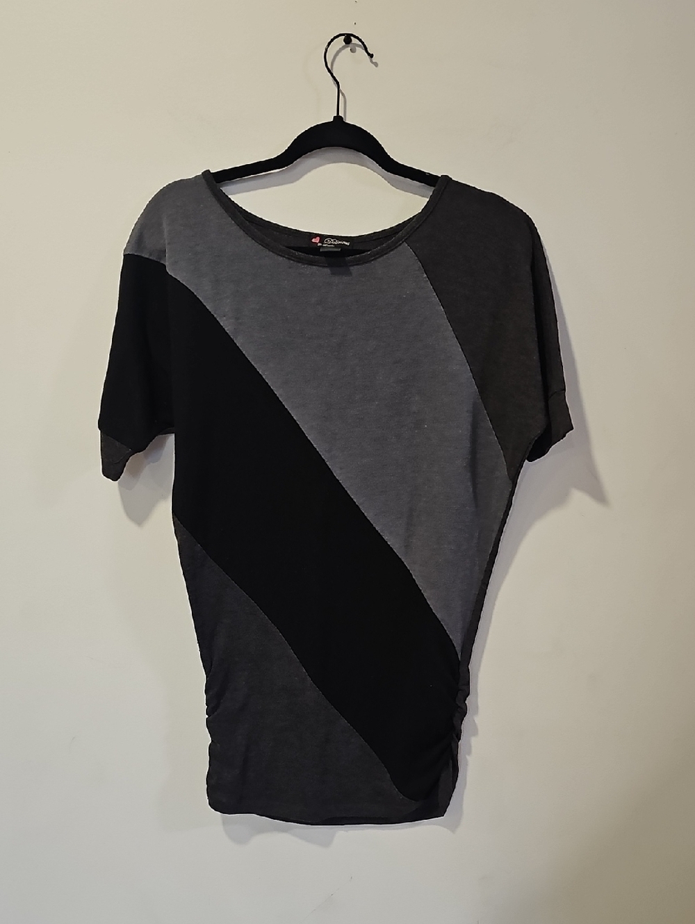 Delirious Black and Pink Logo Short Sleeve Tee